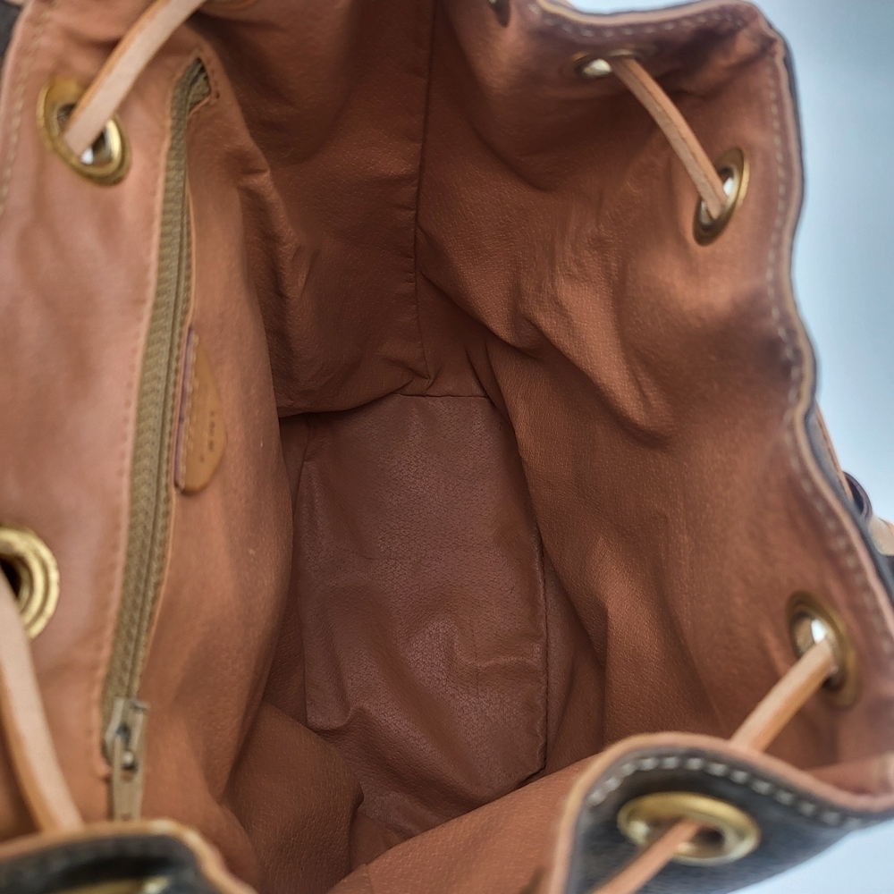CELINE Macadam Rucksack Backpack Mini canvas leather..Authentic.. - Picture 8 of 16